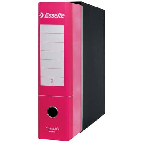 Registratore protocollo Esselte Essentials G75 23x33 cm dorso 8 cm fucsia - 390775900
